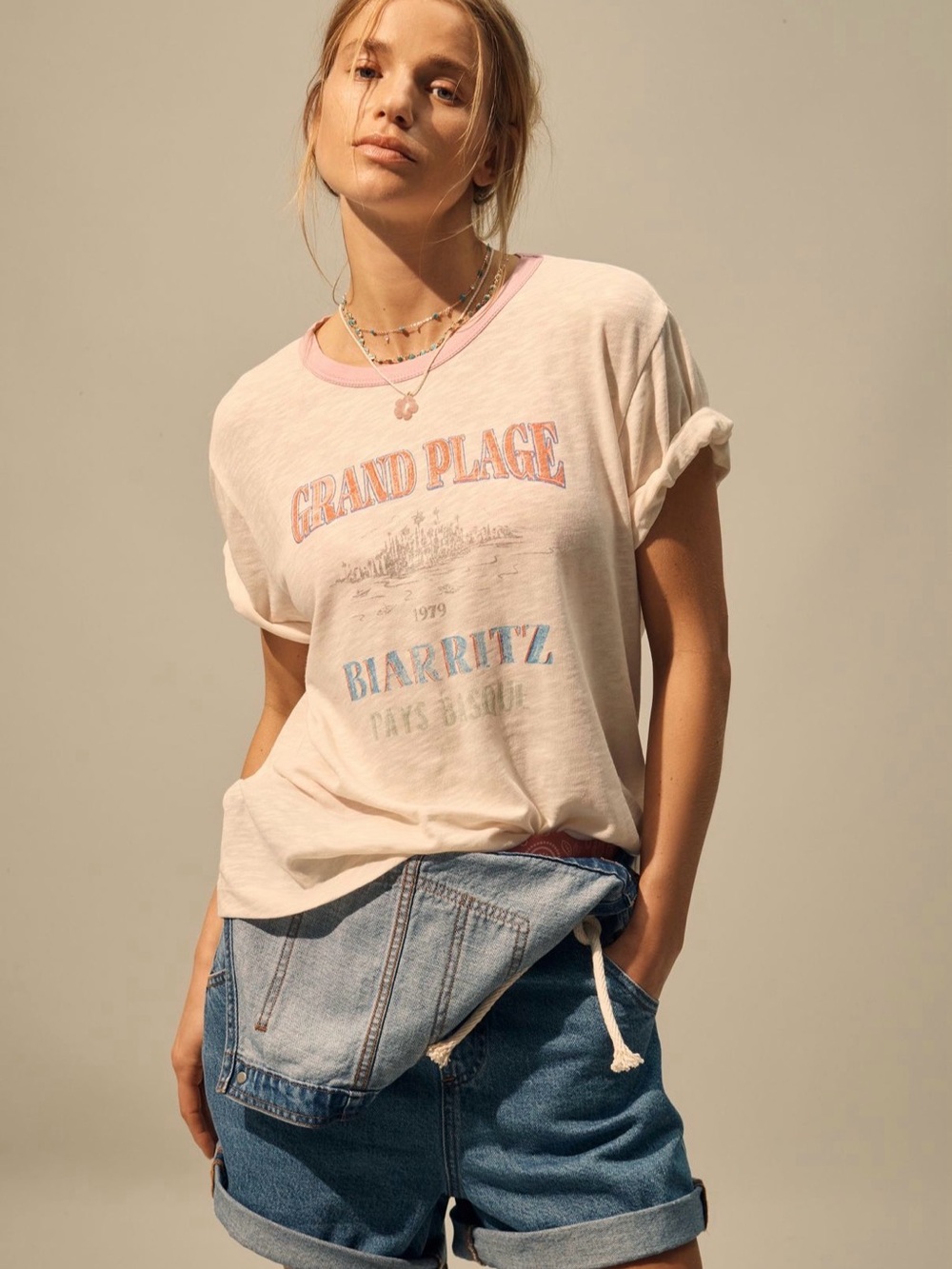 Anthropologie | Pilcro Ringer Graphic Tee